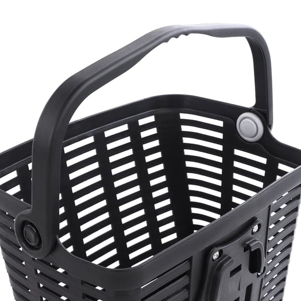 Cykelkorg i plaststyre - svart