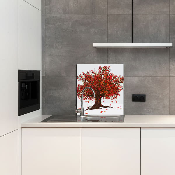 KEITTIÖN LASIPANEELI 60x65 Puu