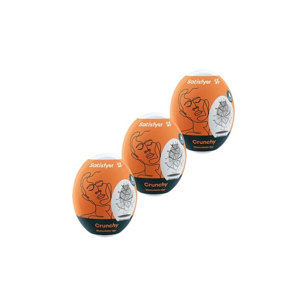 Satisfyer Masturbatory Eggs 3 st Crunchy