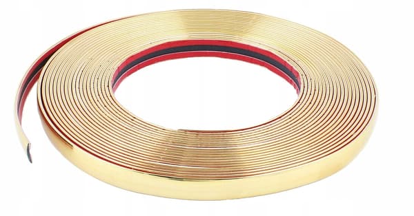 Elastiset krominauhat kultainen 26 mm