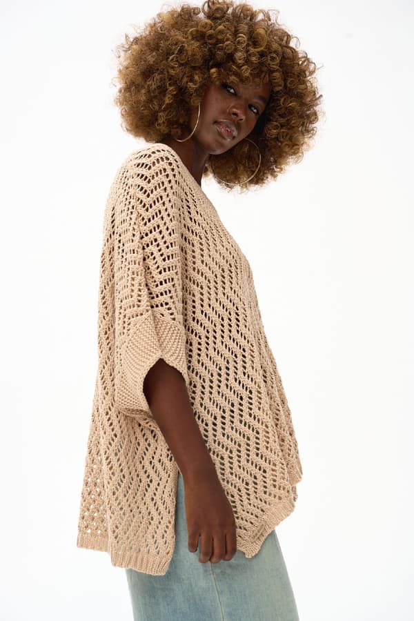 Damebluse DżoDżo Lys Beige Universal