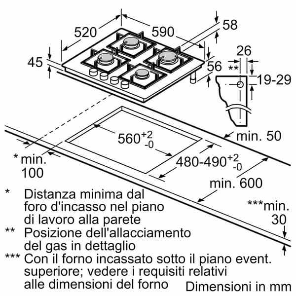 BOSCH PNP6B6K40 gashäll
