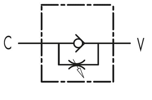 VRF BSP 3/4” takaiskuventtiili