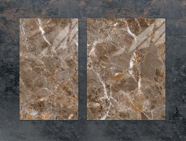 GLASBESKYTTELSESPLADE TIL KOMFUR 70x52 MARMOR