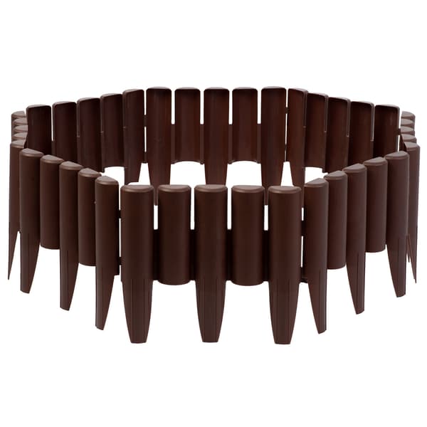 Plonos havekant 220 cm PL-961 brun