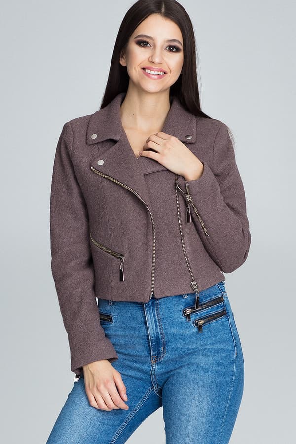 Dambikerjacka brun M607 storlek XL