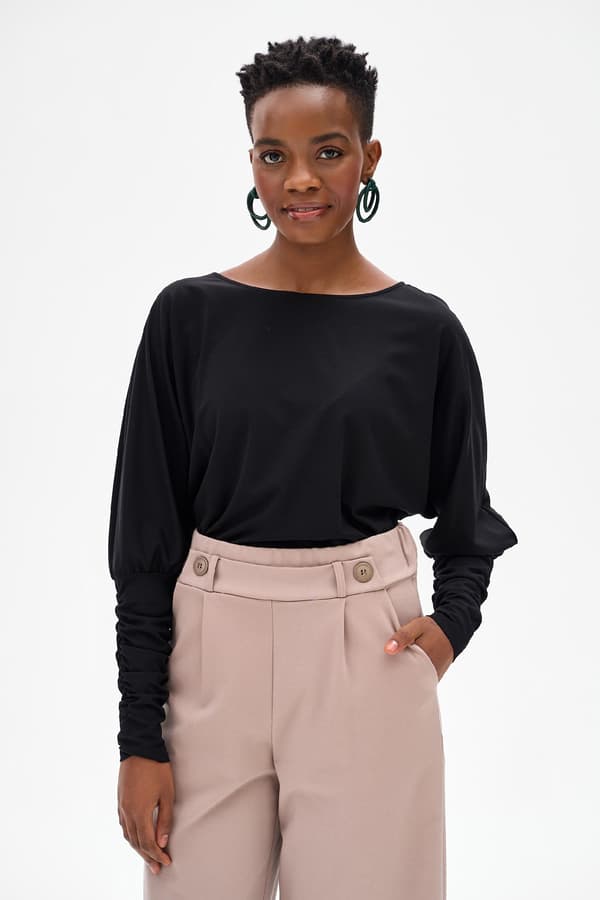 Damebluse Fiola Sort 40/42