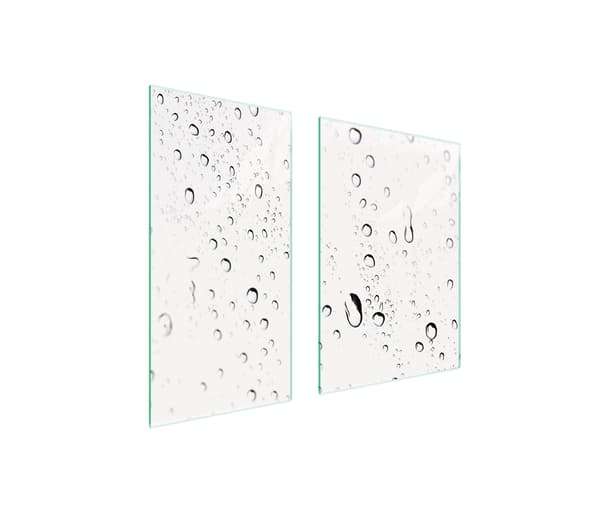 GLASBESKYTTELSESPLADE 75x52 DROPS
