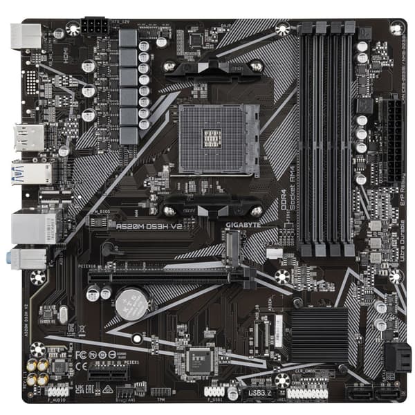 Gigabyte A520M DS3H V2 bundkort