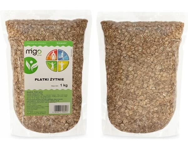 Rågflingor (1kg) - MIGOgroup