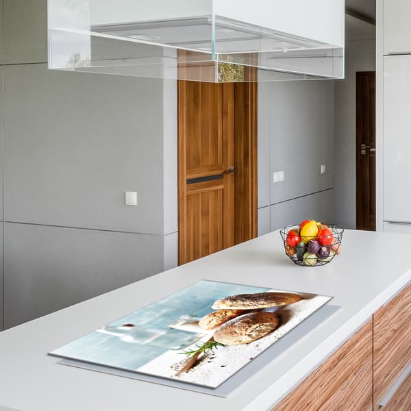 Glasbeskyttelsesplade til komfur 80x52 Brød