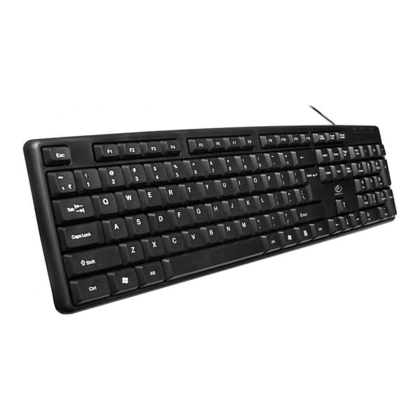 Rebeltec UNO USB-kablet tastatur sort