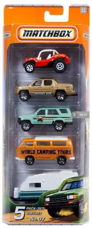 Matchbox Cars 5-pack mix