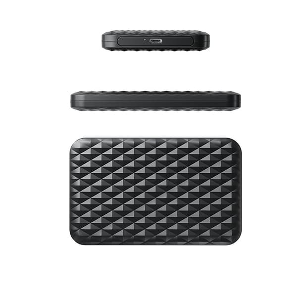 Harddiskboks 2520C3-V1 2.5'' HDD / SSD USB-C 5Gb/s - sort