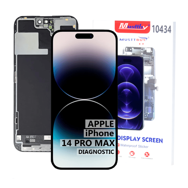 Mjuk OLED-skärm Programmerbar LCD för Apple iPhone 14 Pro Max 120Hz
