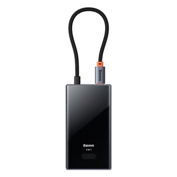 Keskitinjakaja USB-C - 4x USB-A - harmaa