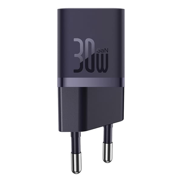 USB-C GaN5 30W EU vægoplader - Lilla
