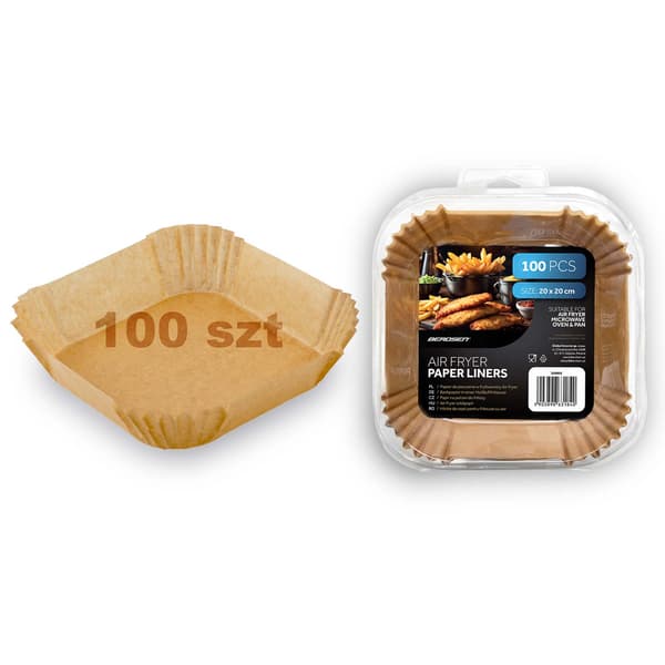 Bagepapir til fritureindsatser 20 cm Berdsen - 100 stk.
