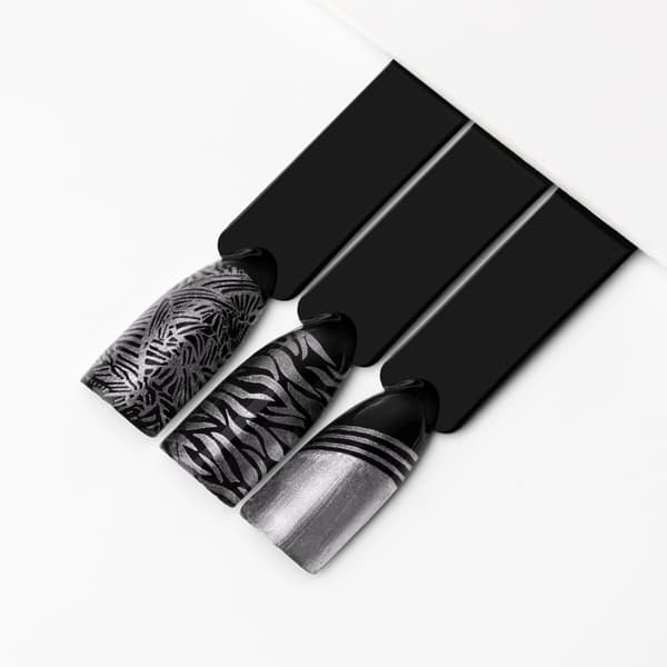 Molly Nails PRO stämpel chrome silver nagellack 10ml