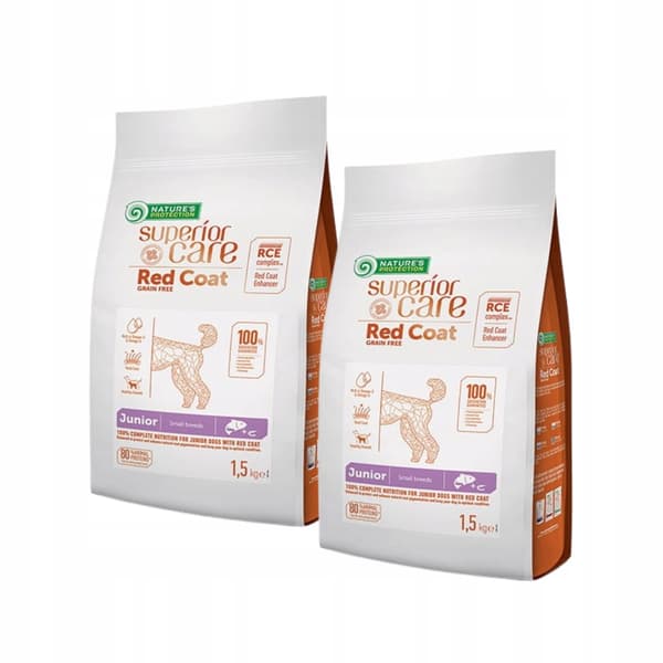 Nature's Prot. Red Coat G-F Laks Jun Small 2x1.5kg
