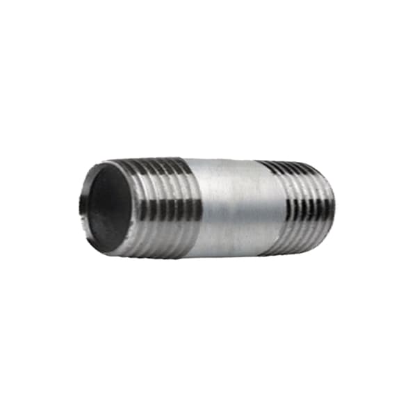 Rörnippel 3/8" tum 60 mm galvaniserad