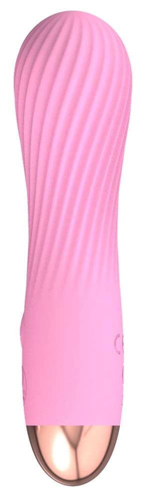 Cuties Pink Mini Grooved Vibrator