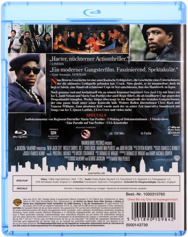 New Jack City (1991) Blu-ray Disc