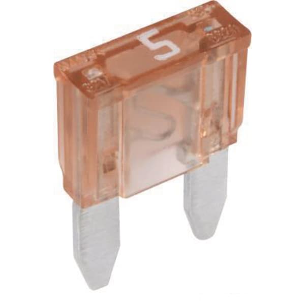 Mini platt säkring 32V 1x5A 10,9x16,3mm ljusbrun