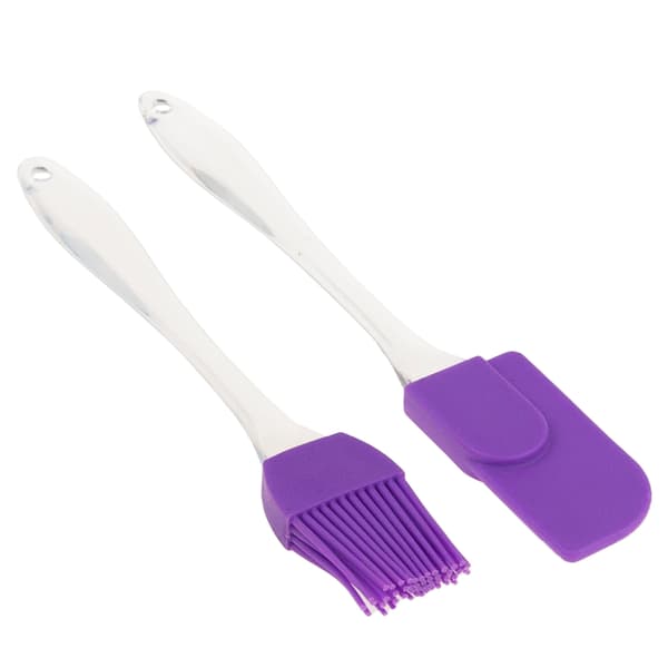 TG56161 SPATEL + BØRSTE SILIKONEBØRSTE SPATEL 2 stk.