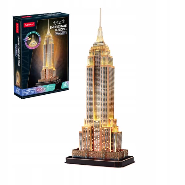 CUBIC FUN 3D-pussel EMPIRE STATE BUILDING Nattversion 37 bitar L539H