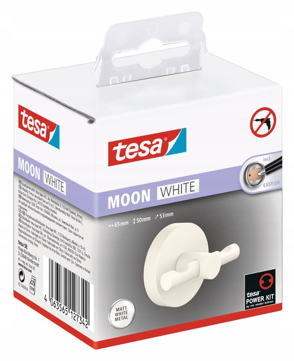 tesa Moon badekåbeophæng hvid