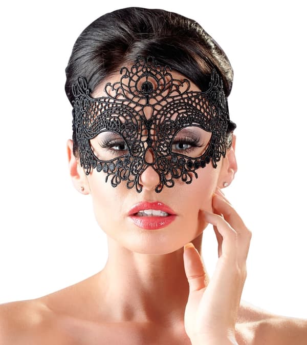 Cottelli ACCESSOIRES Pitsisilmänaamio, sidottu nauhalla