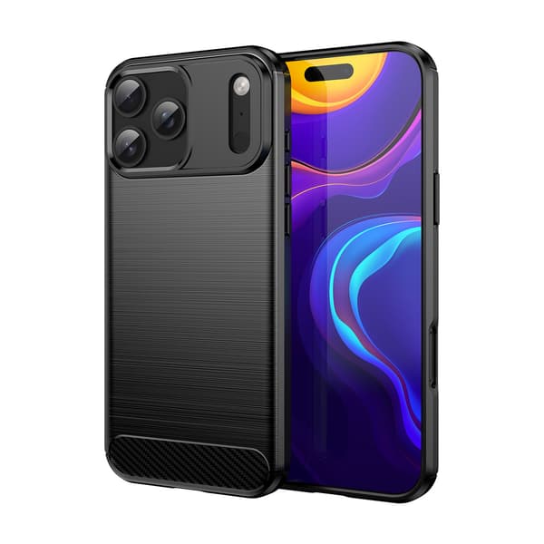 iPhone 17 Pro Max -hiilikuori - musta
