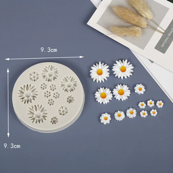 Silikoneform - blomster RS1-611