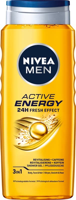 NIVEA DUSCHGEL 500 ml MEN ACTIVE ENERGY