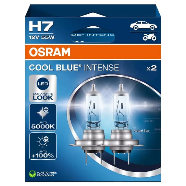 OSRAM H7 Cool Blue Intense White Look-pærer