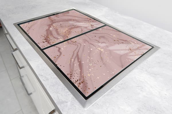 GLASSKYDDSPLATTA FÖR KÖK 2x35x52 MARMOR