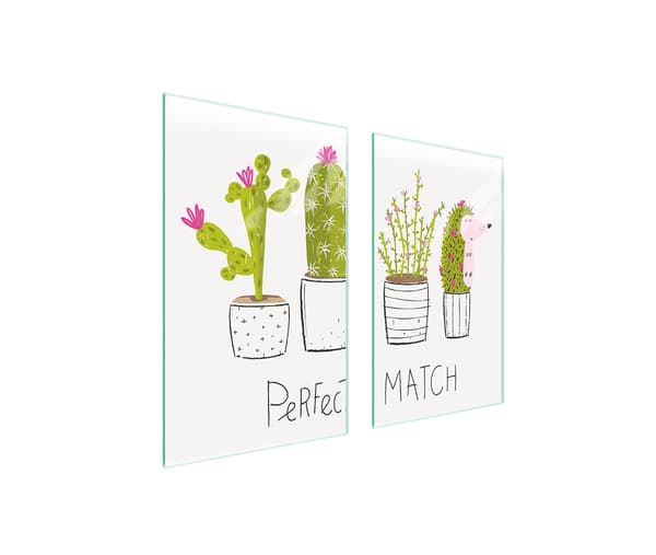 LASINEN SUOJALEVY LIEDELLE 75x52 CACTUS