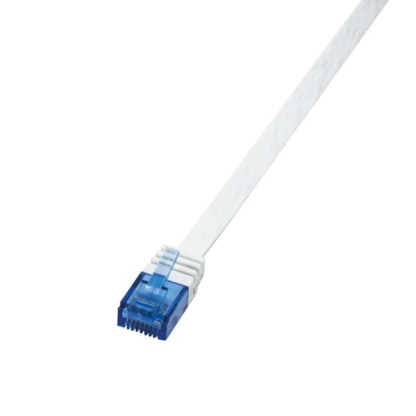 Patchkabel LogiLink CF2011U CAT.6 U/UTP 0,25m, platt, vit