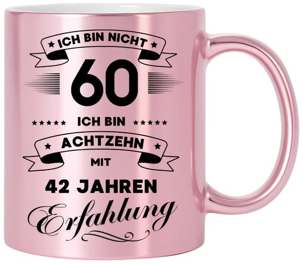 Rolig mugg, en present till en 60-årsdag