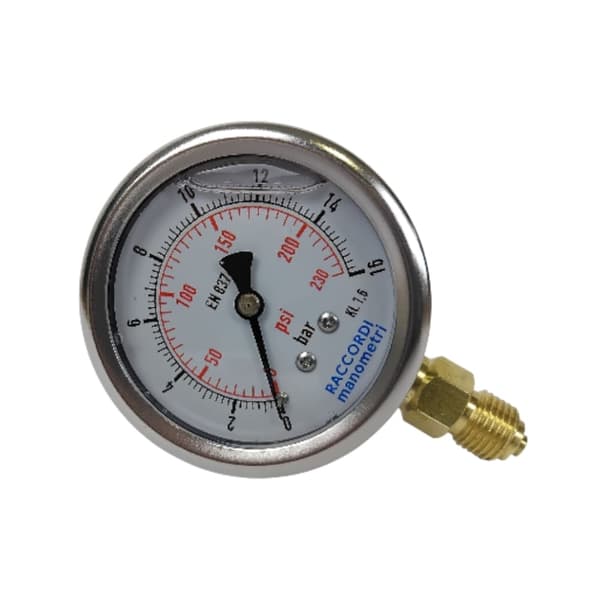 Målesæt, manometer 0-16 bar, hurtigkobling