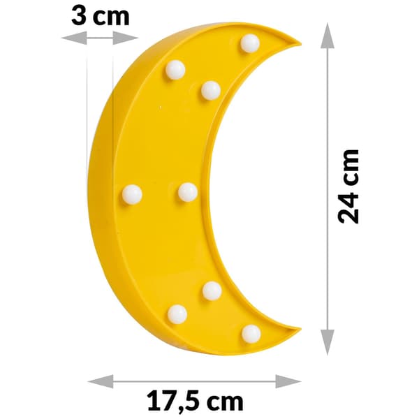 Nukido 740920 Måne Natlampe