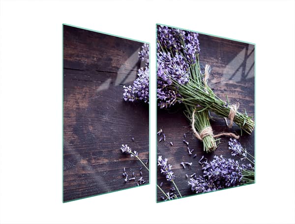 GLASSKYDDSPLÅT FÖR SPIS 70x52 LAVENDEL