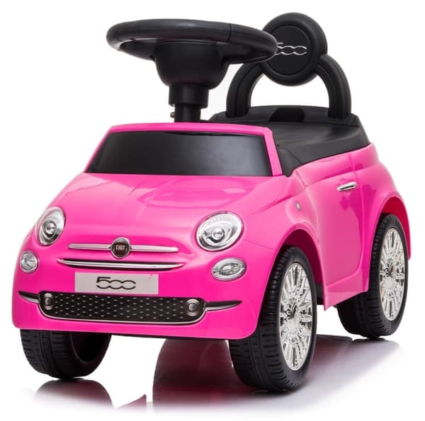 Fiat 500 gåstol rosa