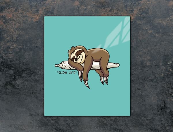 GLAS SKÄRBRÄDA 45x52 SLOTH