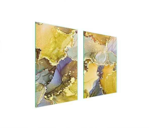 GLASSKYDDSSKIVA FÖR KÖK 65x52 MARMOR