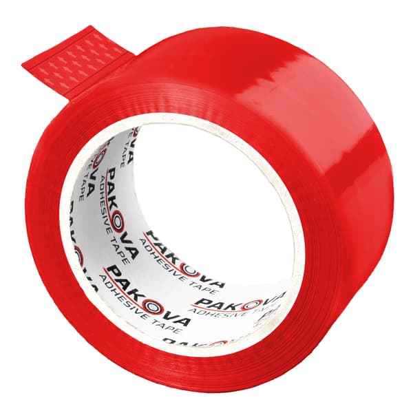 PAKOVA 48/50 RÖD Packtejp 3-pack