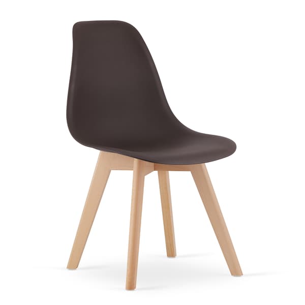 KITO stol kaffe / naturlige ben x 2