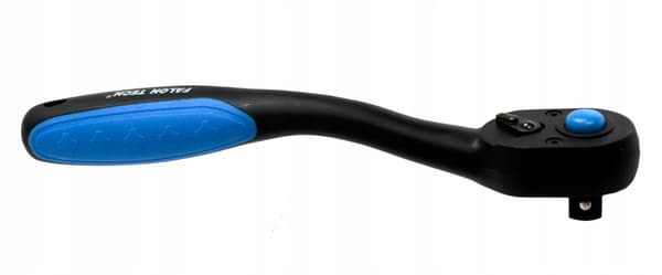 1/2" SPÄRRA FÖR HYLSOR, BÖJD BORSTE, 72T