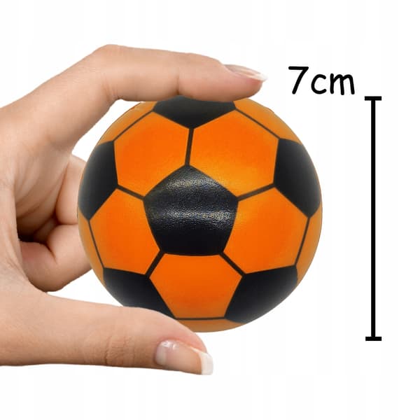 FODBOLD blød afslapningsbold ANTI-STRESS 7 CM